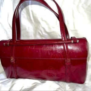 Cartier handbag signature leather tote